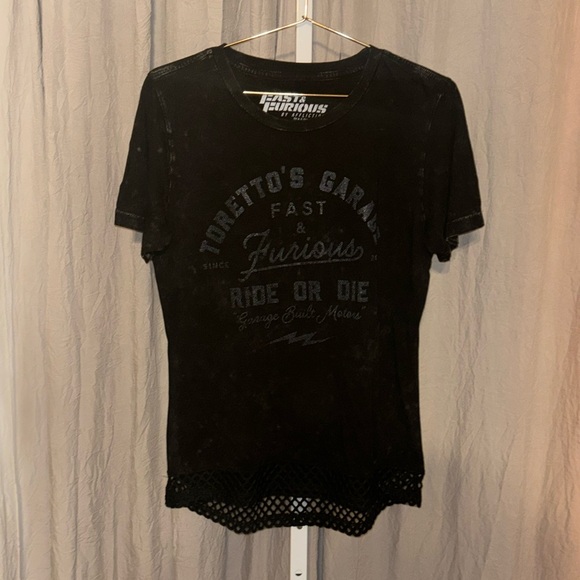 Fast & Furious by Afflicted Tee, Medium, Faded Black, NWOT - Picture 1 of 9